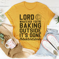 Summer Heat Faith Humor Graphic T-Shirt – "Lord Whatever You're Baking Outside It's Done"
