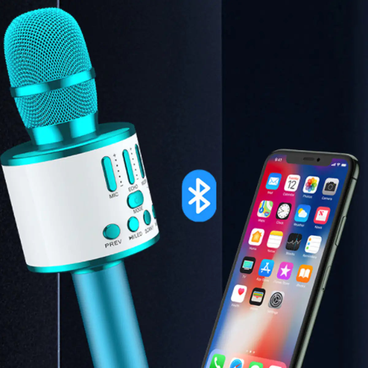 Karaoke Party Microphone With Bluetooth