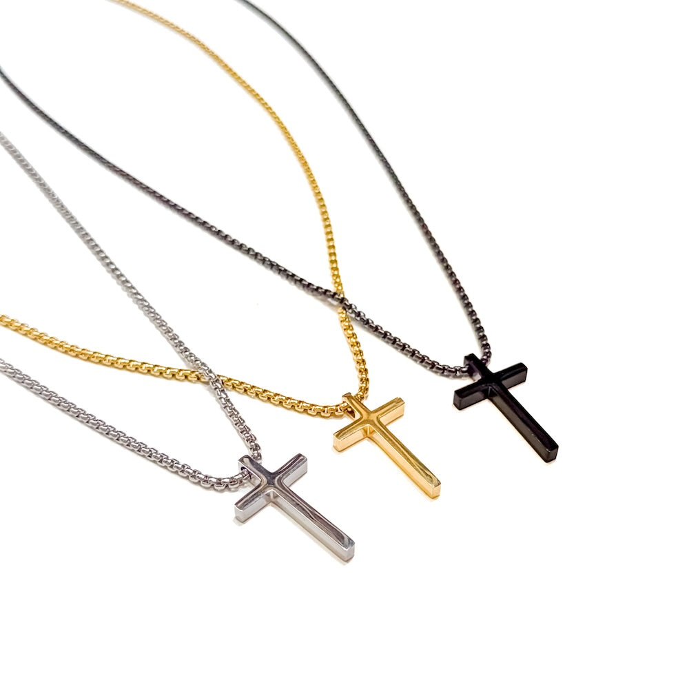 Gio L'uomo Mens Collection Cross Necklace