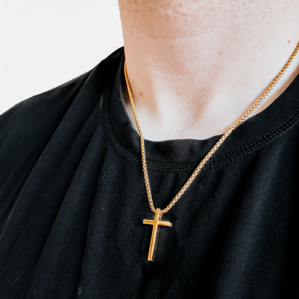Gio L'uomo Mens Collection Cross Necklace