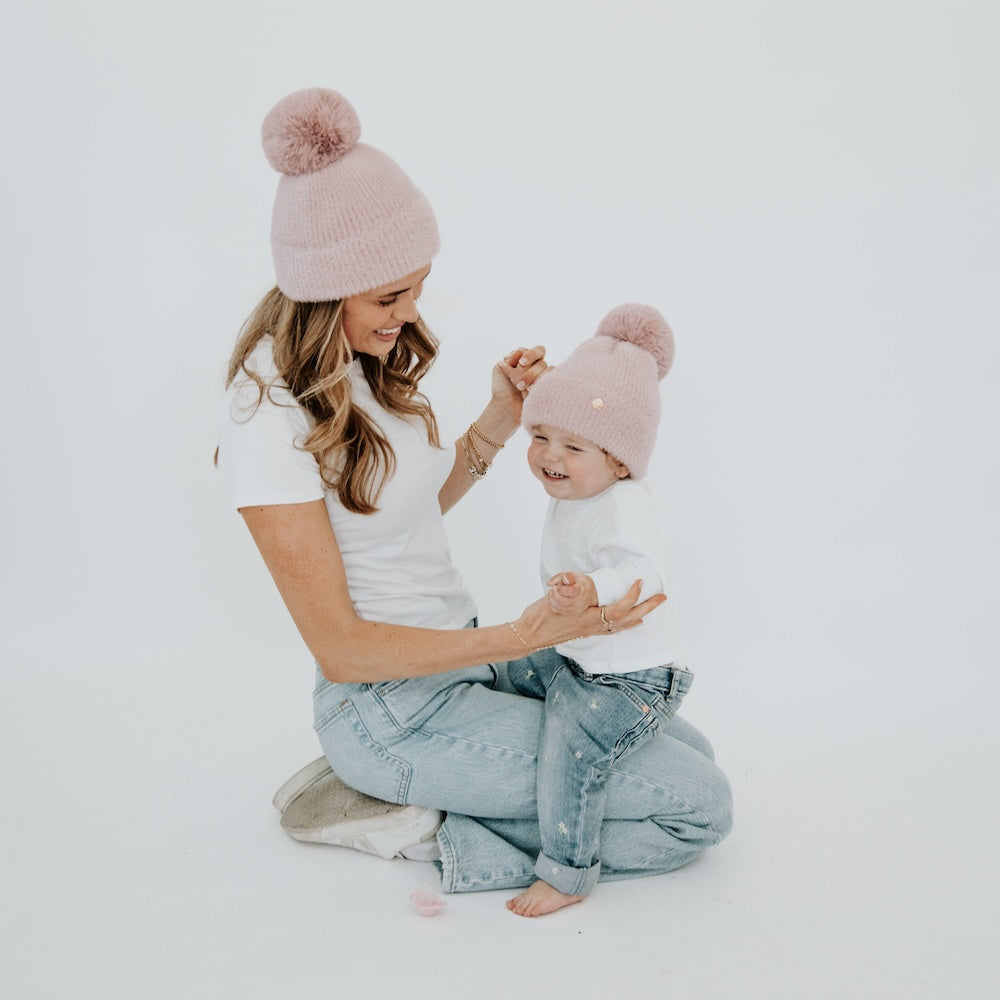 Mama Bear Fuzzy Beanie