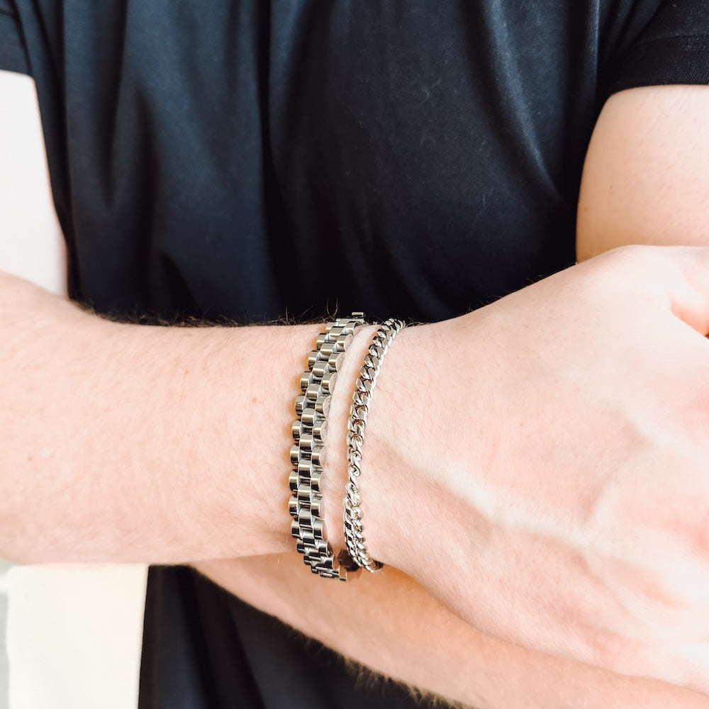 Matteo L'uomo Mens Collection Watch Band Bracelet