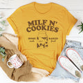 Playful Bakery Humor Top – "MILF N' Cookies" Funny Mom Graphic Tee