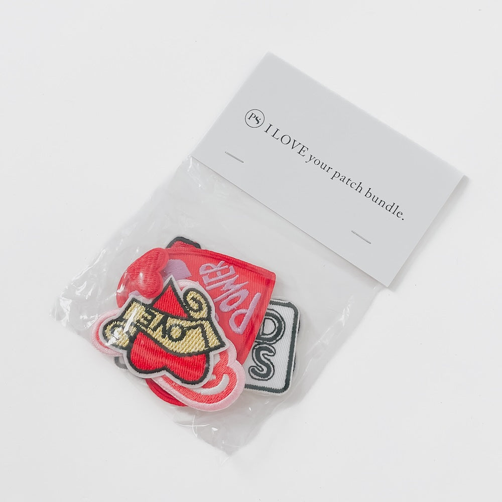 Mini Love Iron On Patch Bundle (7 pcs)