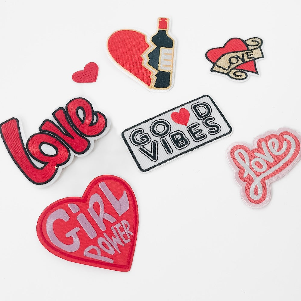 Mini Love Iron On Patch Bundle (7 pcs)