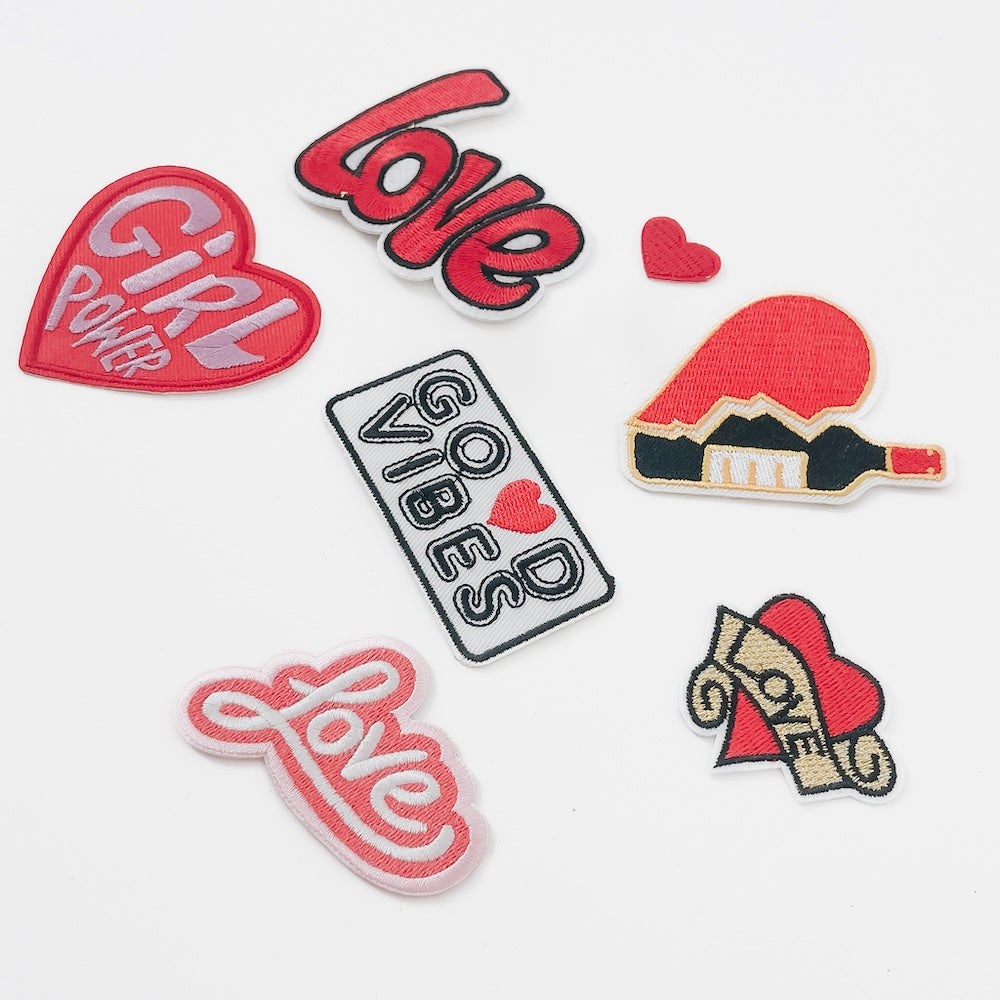 Mini Love Iron On Patch Bundle (7 pcs)