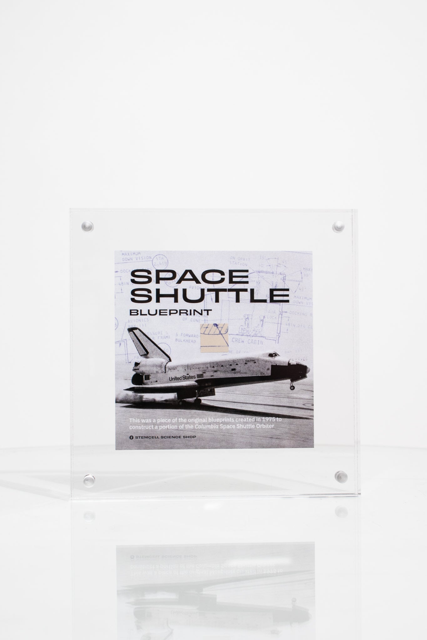 NASA Space Shuttle Blueprint Fragment