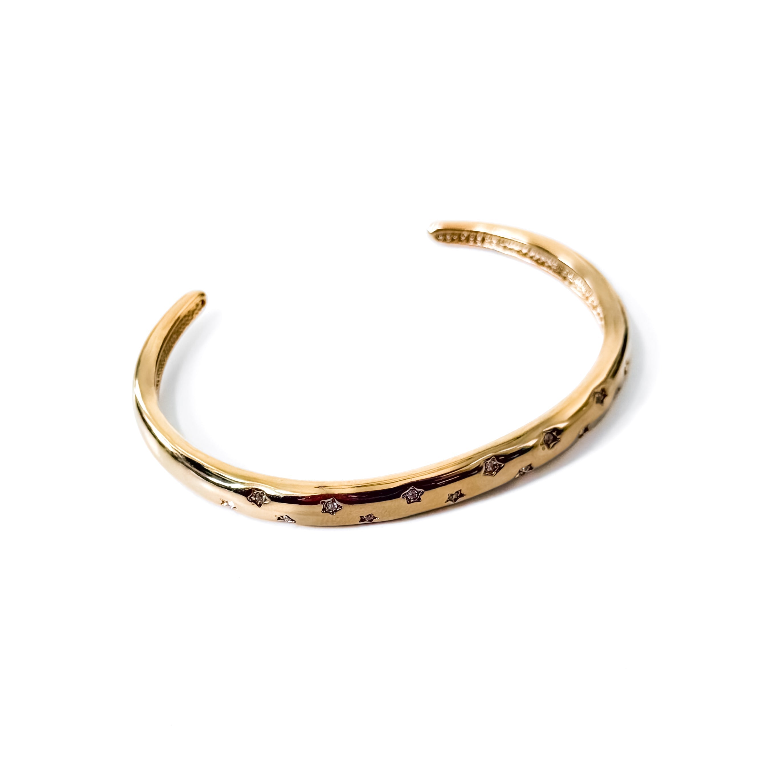 Pop of Sparkle Cuff Bangle - WATERPROOF