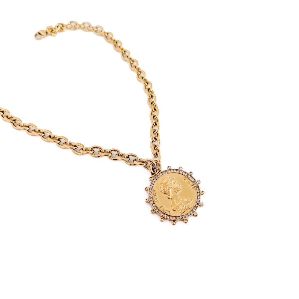 Love Each Other More Pendant Necklace - WATERPROOF