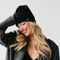 Rolled Edge, Cashmere Beanie