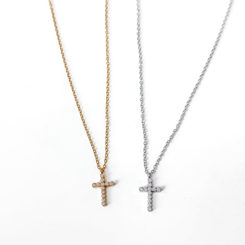 Shiloh Simple Cross Necklace - WATERPROOF