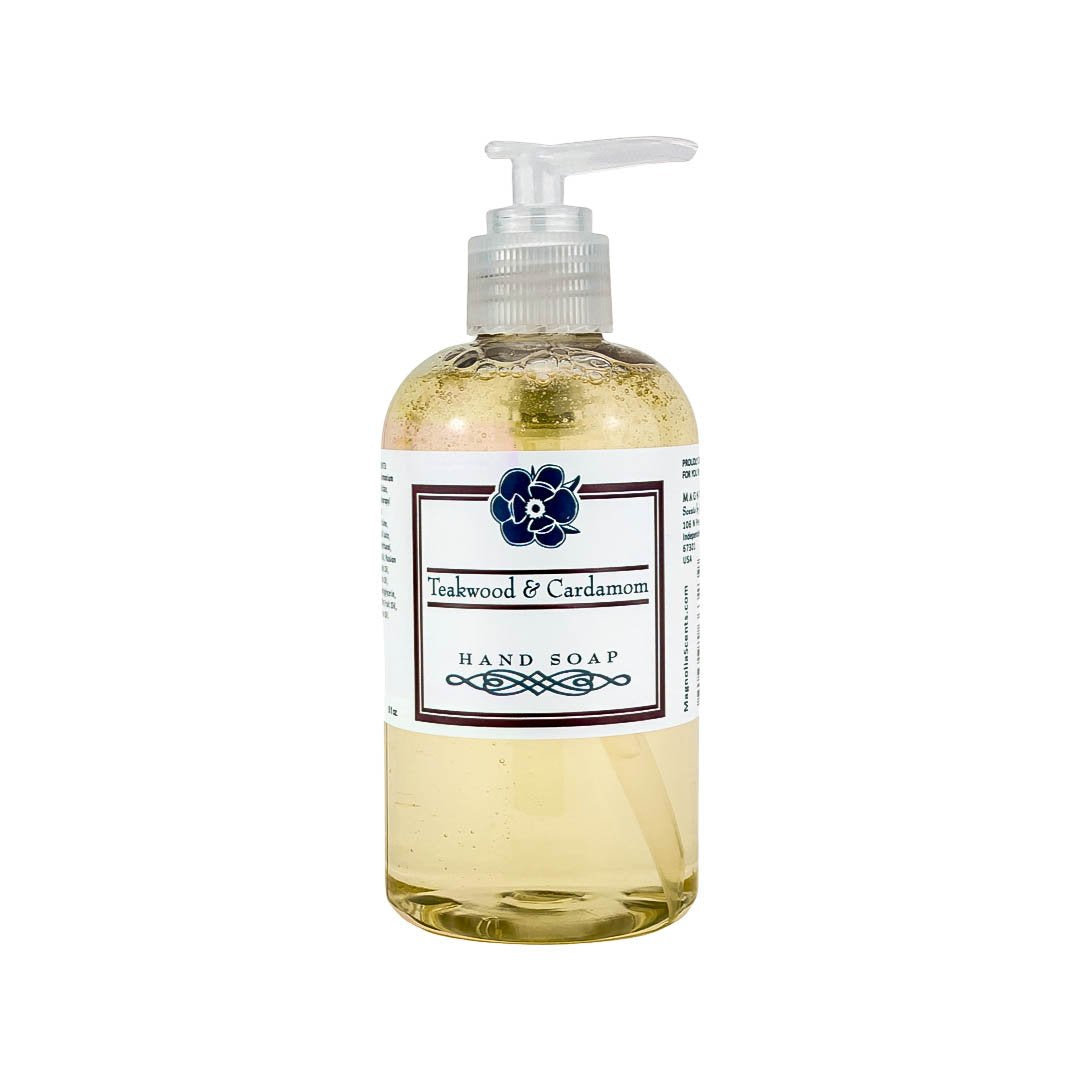 Teakwood & Cardamom 8oz Hand Soap