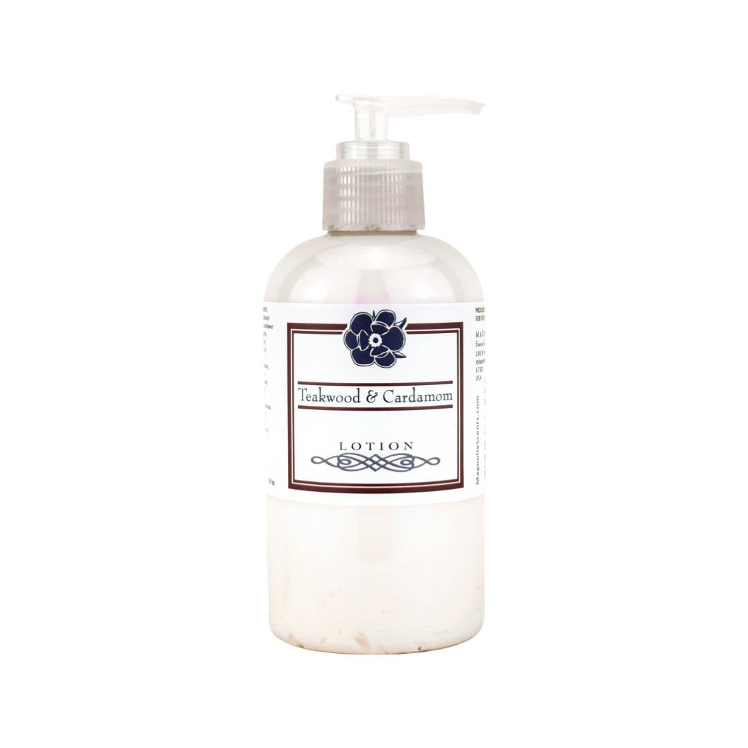 Teakwood & Cardamom 8oz Lotion