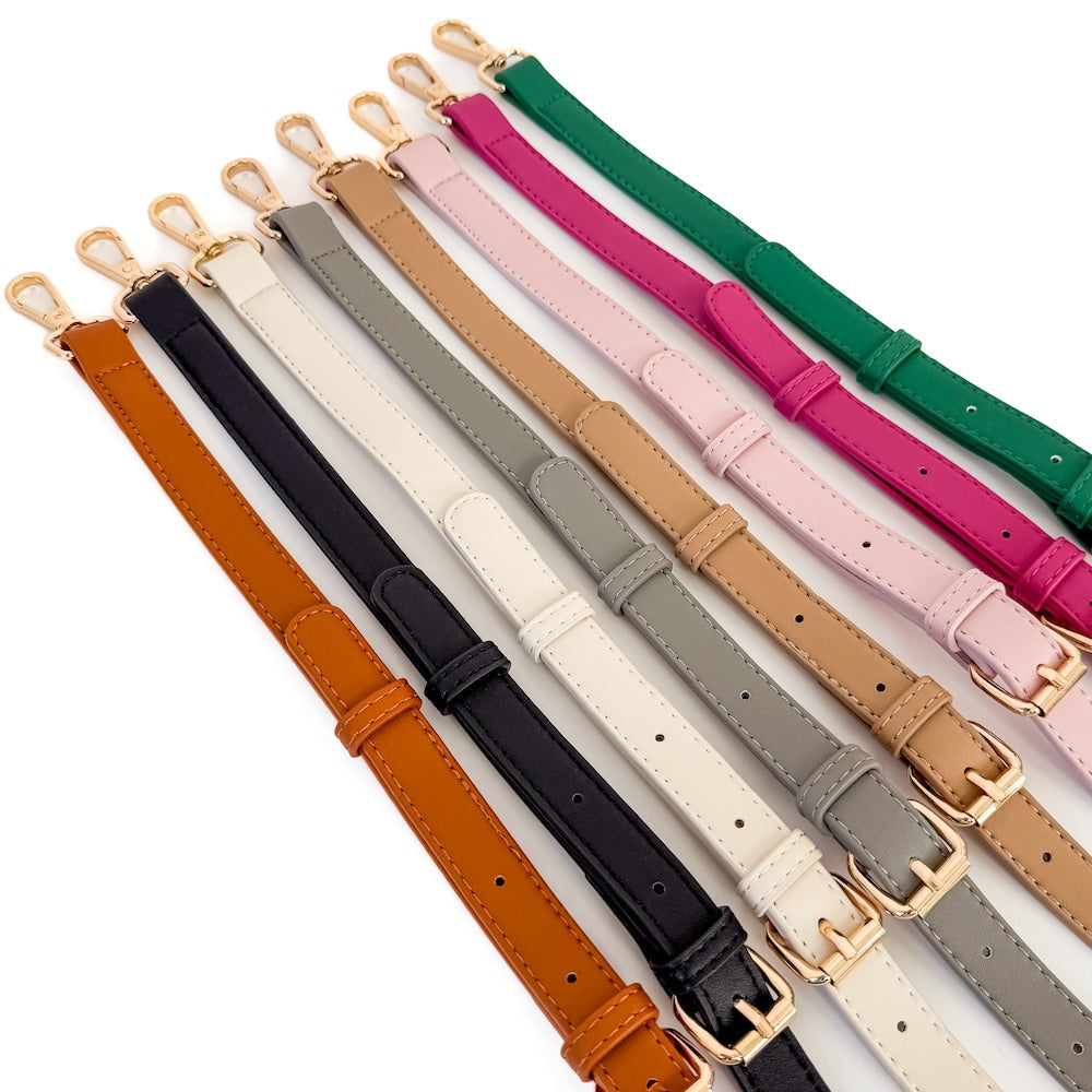 Minimalist Vegan Leather Crossbody Strap