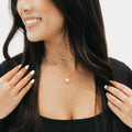 Treasured Stack Pearl Chain Necklace WATERPROOF