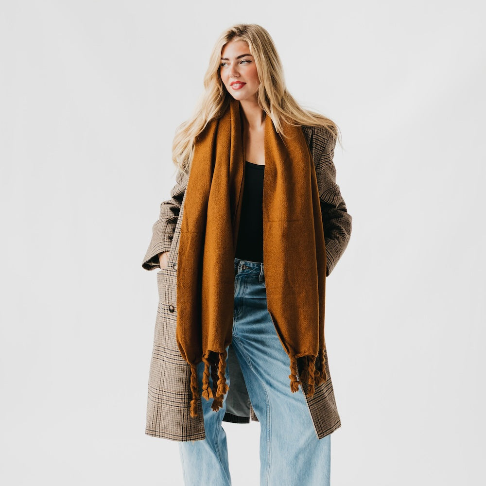 Twyla Twisted Tassel Scarf
