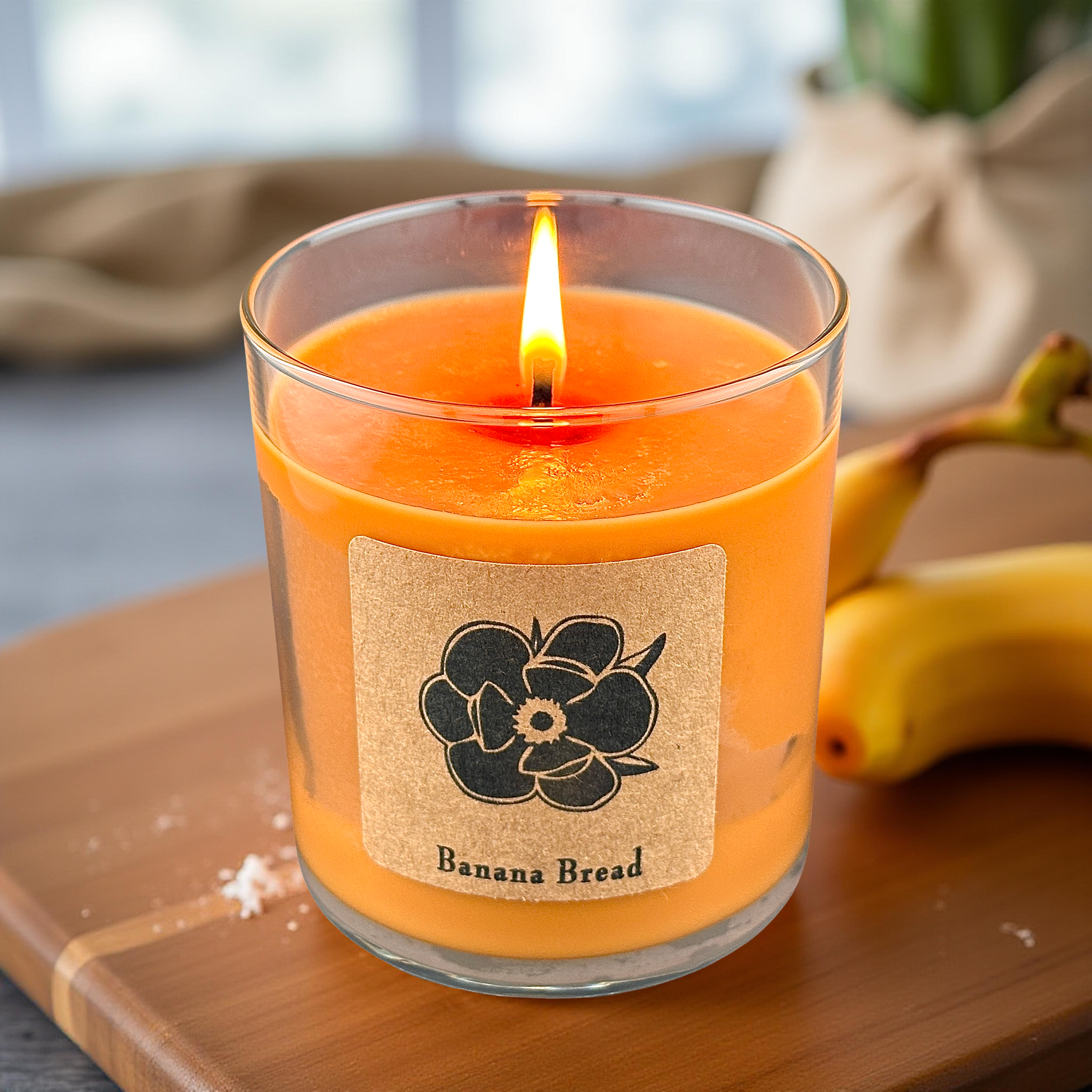 Banana Bread 10oz Soy Candle