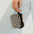 Woven Cameron Double Zip Clippable Card Wallet