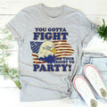 Retro Party Lyric Graphic T-Shirt – "You Gotta Fight For Your Right To Party"