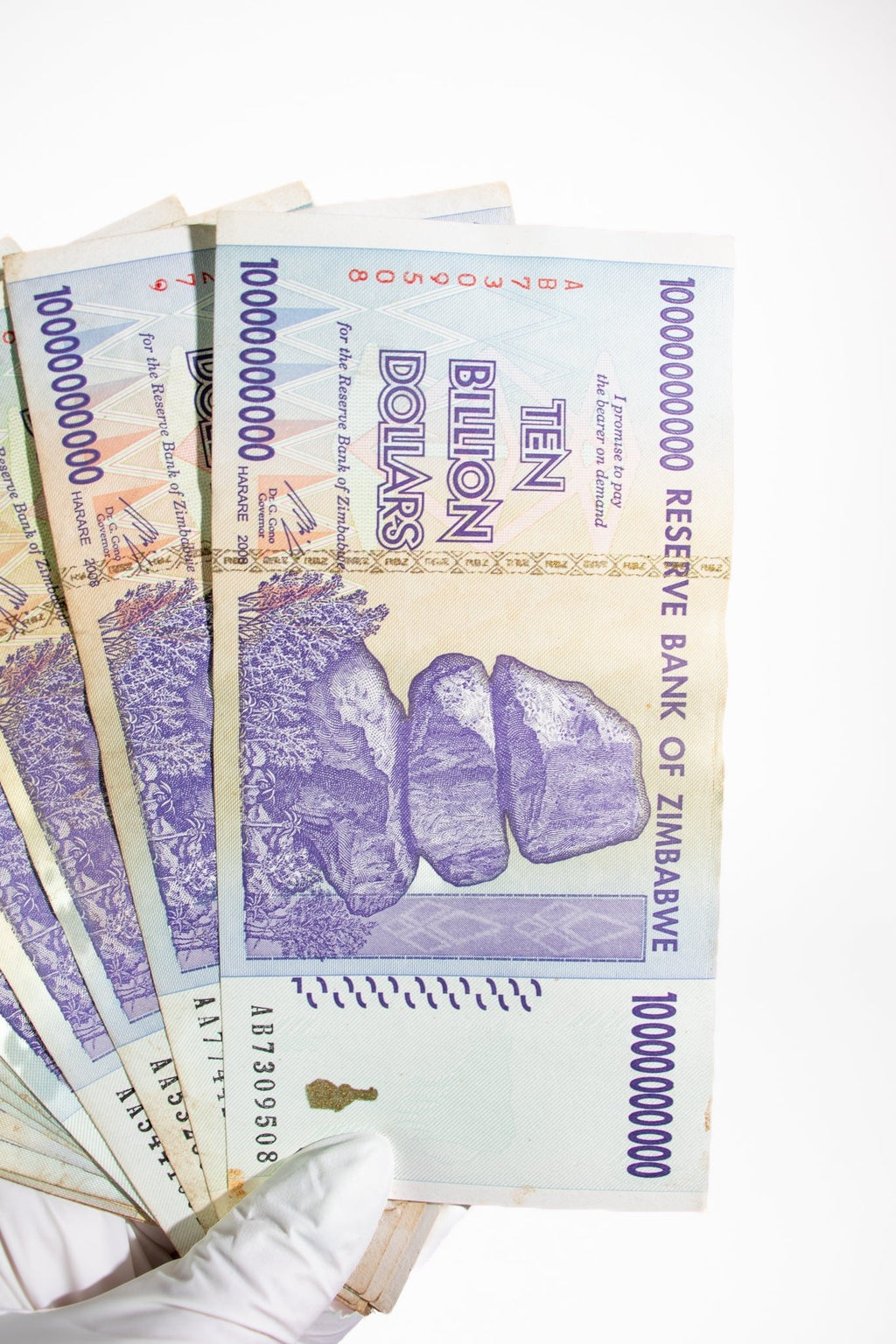 Zimbabwe Ten Billion Dollar Bill