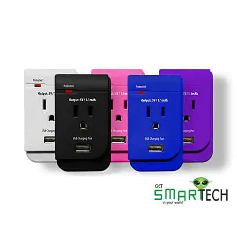 CLASSIC COMBO Solo now in colors get USB and AC Outlet in one