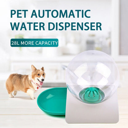 2.8L Bubble Pet Automatic Feeder Cat Dog Food Dispenser Water Drinking Bowl Feeding Dispenser Pets Supplies-3