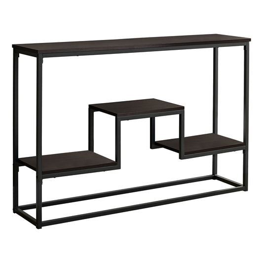 48" Rectangular Espresso Hall Console Accent Table-0