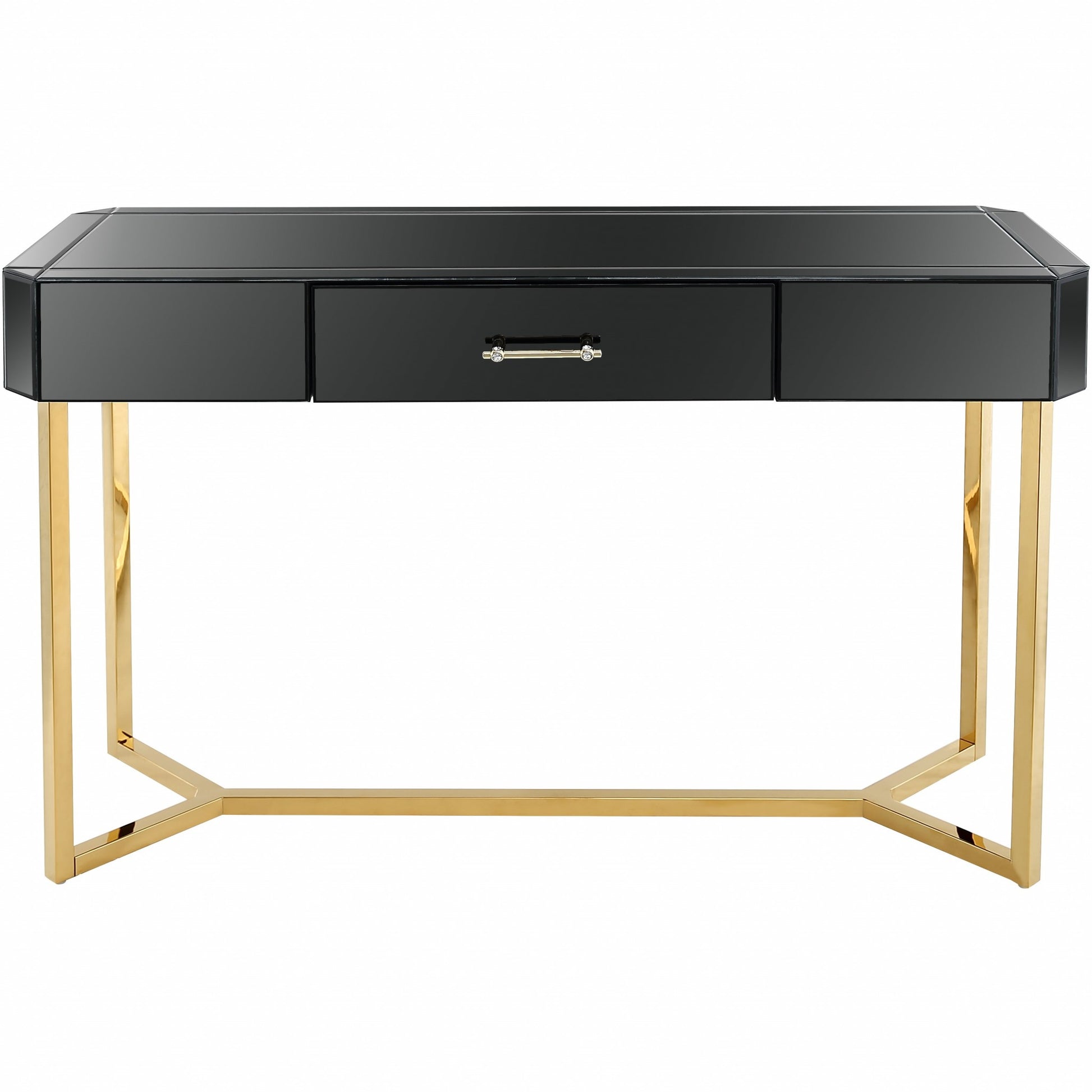 Black and Gold Console Table-0