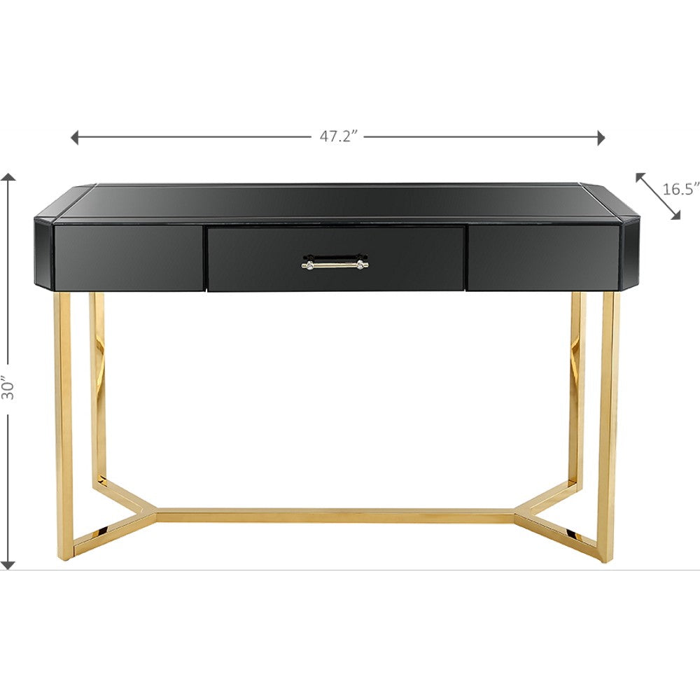 Black and Gold Console Table-1