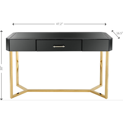 Black and Gold Console Table-1