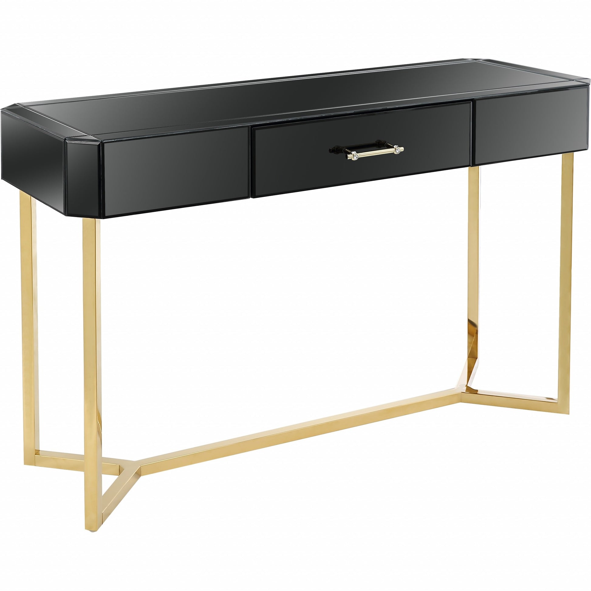 Black and Gold Console Table-2