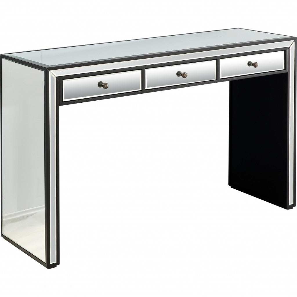 Bold and Black Console Table-0