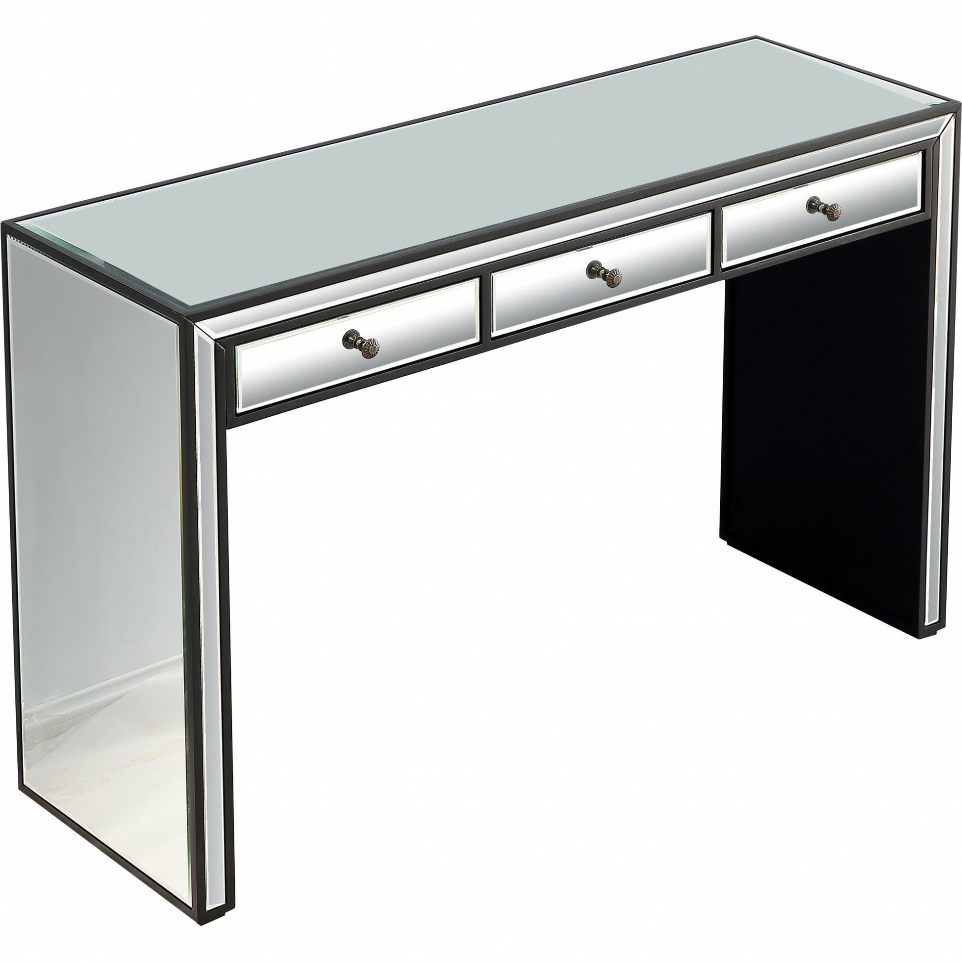 Bold and Black Console Table-5