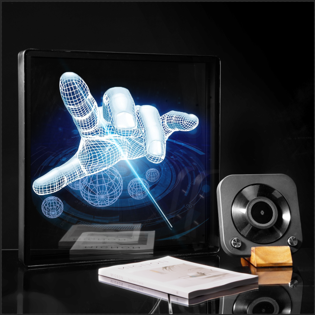 3D Hologram LED Fan With Frame-2