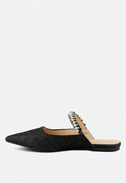 geode pearl embellished slip on mules-10