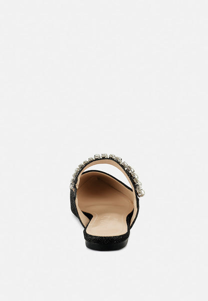 geode pearl embellished slip on mules-11