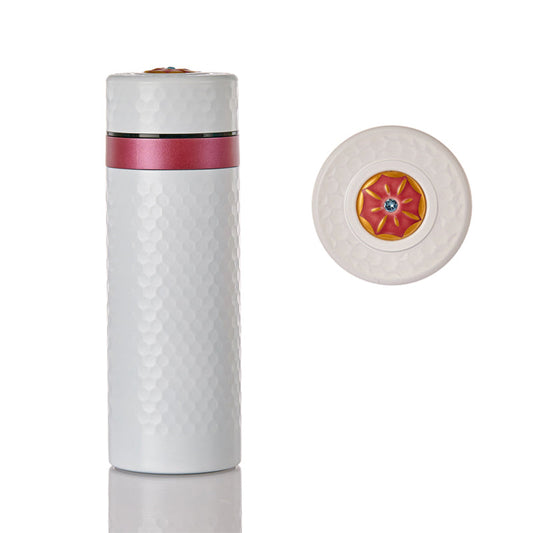 Harmony Stainless Steel Travel Mug with Ceramic Wall x Swarovski Crystal-0