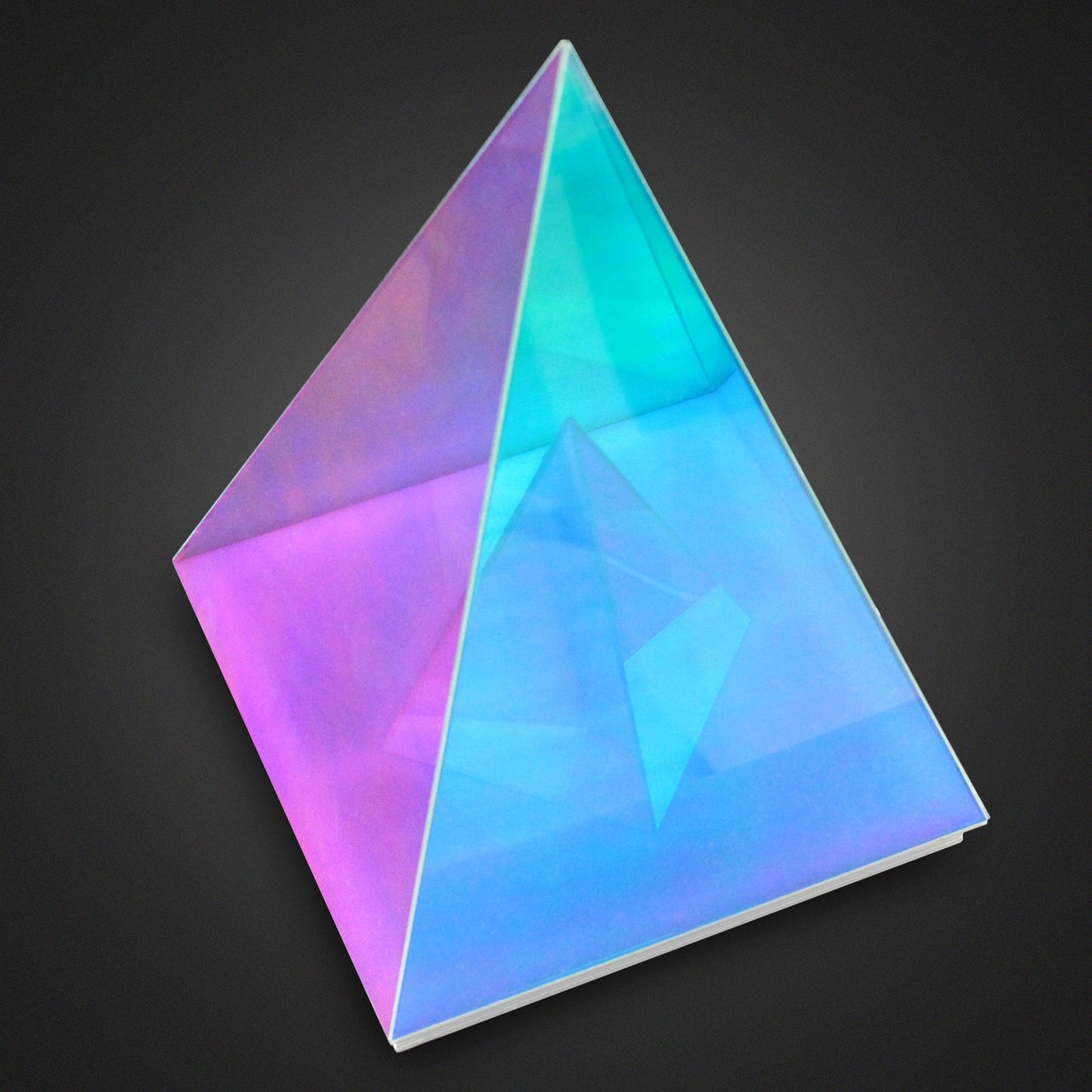 Trigon Acrylic Pyramid Lamp-5