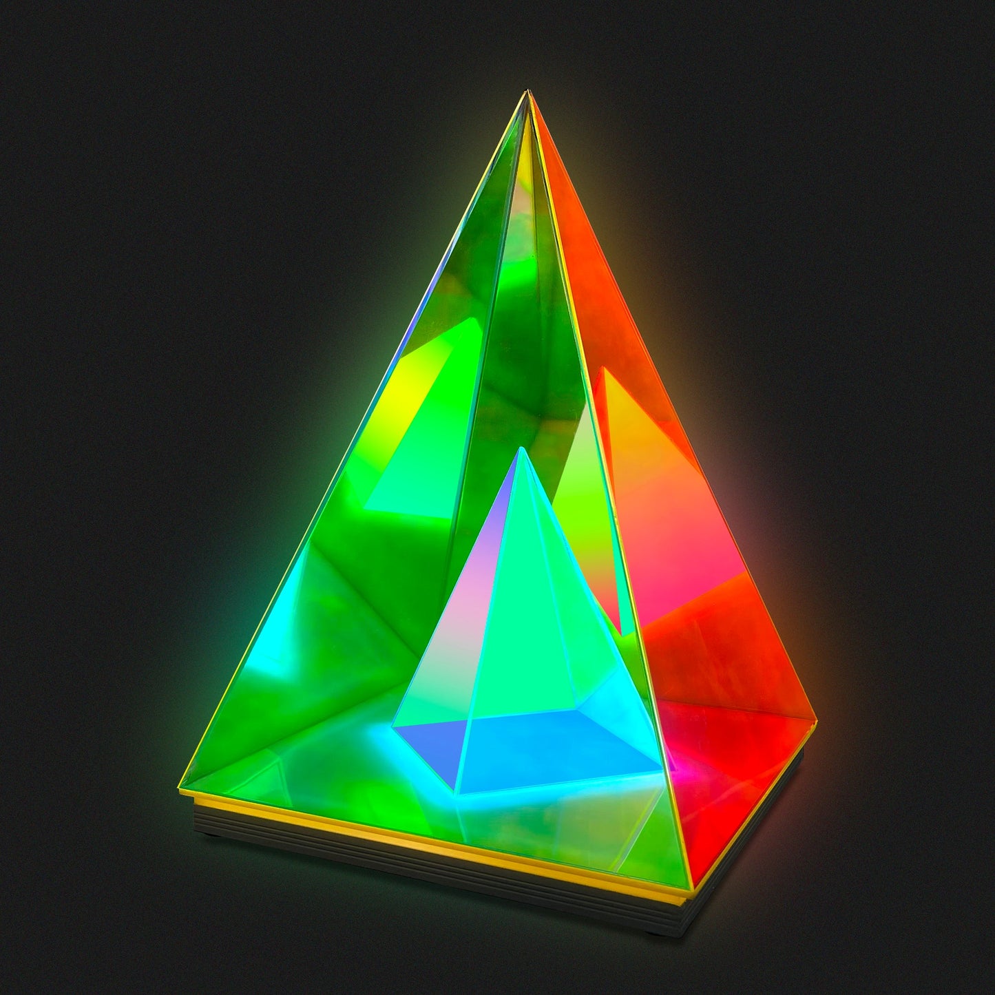 Trigon Acrylic Pyramid Lamp-1