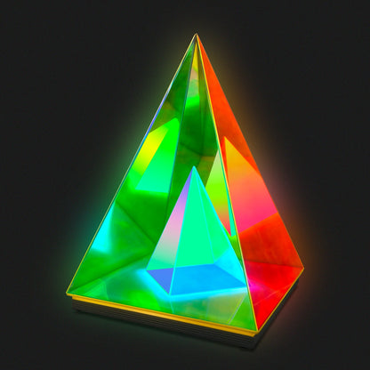 Trigon Acrylic Pyramid Lamp-1