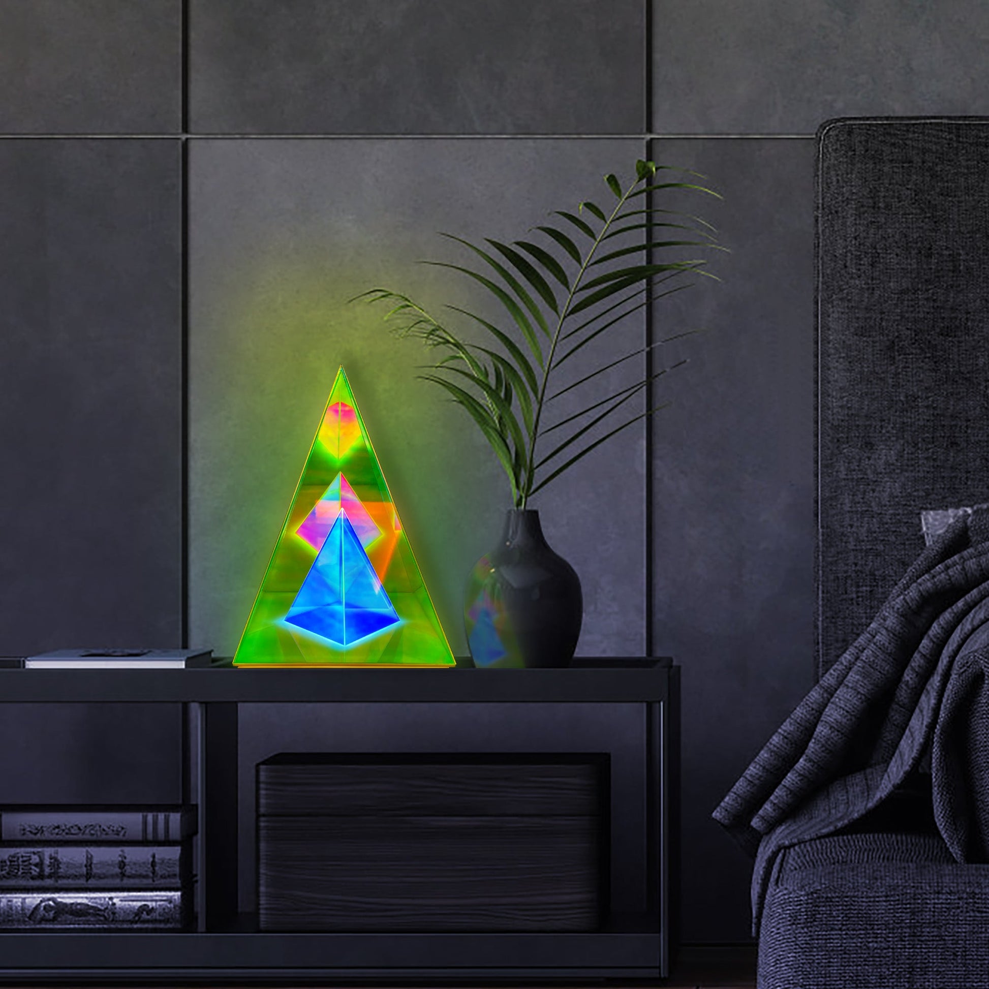 Trigon Acrylic Pyramid Lamp-3