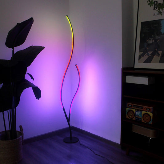 RGB Ripple Floor Lamp-0