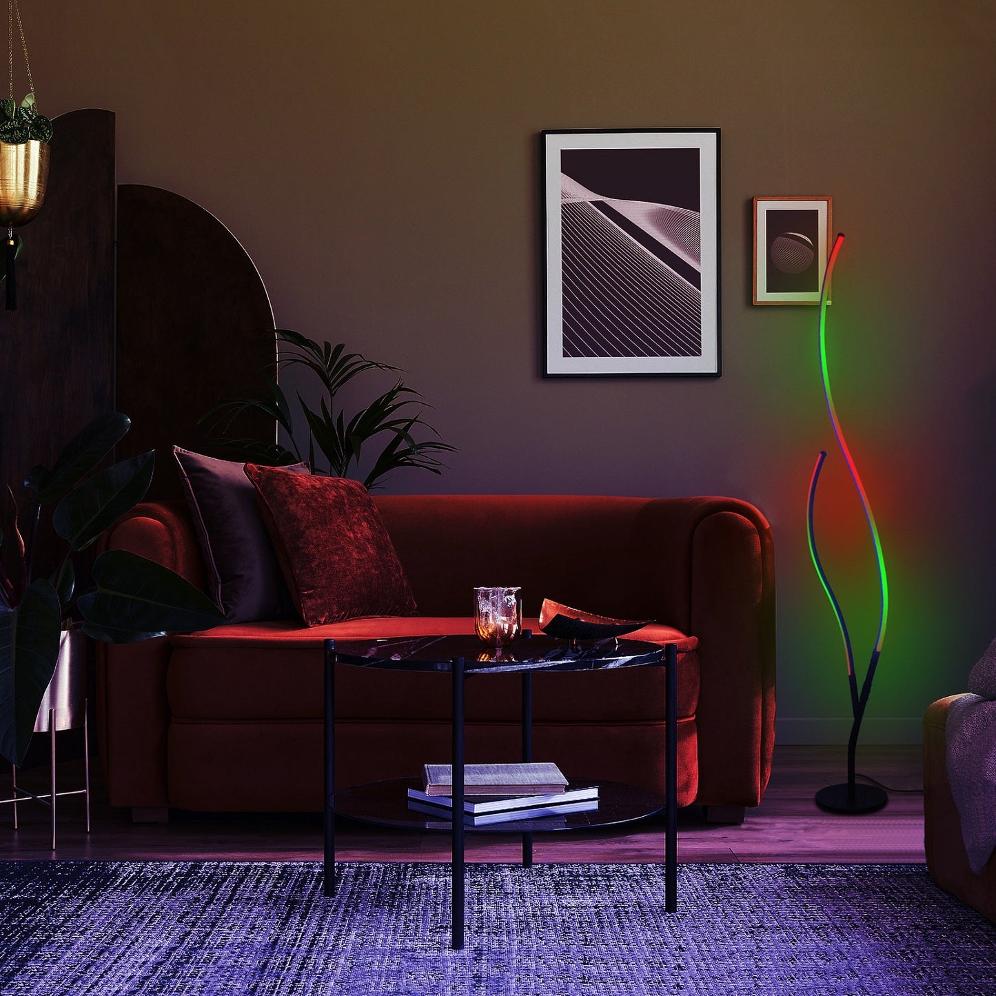 RGB Ripple Floor Lamp-8