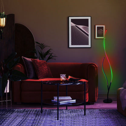 RGB Ripple Floor Lamp-8