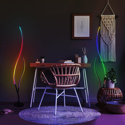 RGB Ripple Floor Lamp-7