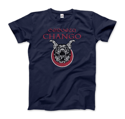 Cerveza Chango - Distressed Artwork T-Shirt-7