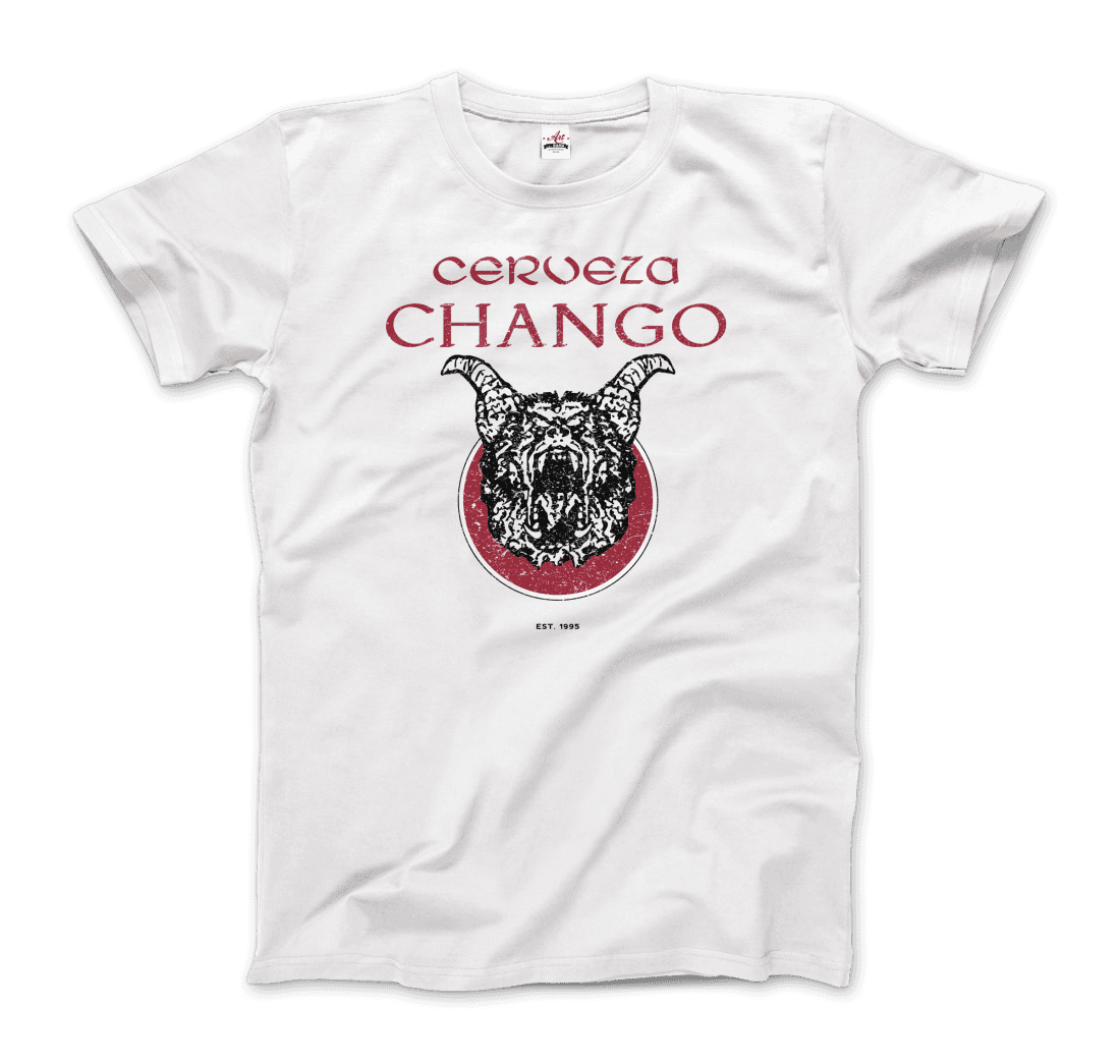 Cerveza Chango - Distressed Artwork T-Shirt-0