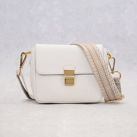 Tiny Leather Handbag -White (Option 1)-0