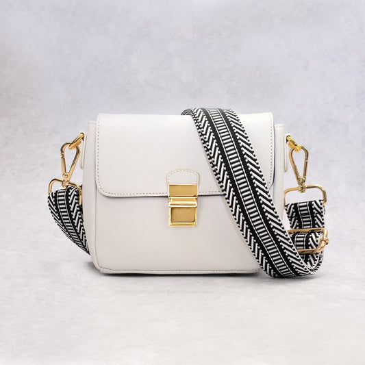 Tiny Leather Handbag -White (Option 2)-0