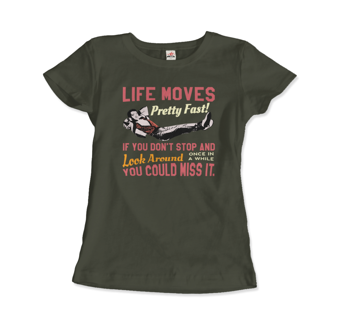 Ferris Bueller's Day Off Life Moves Pretty Fast T-Shirt-10